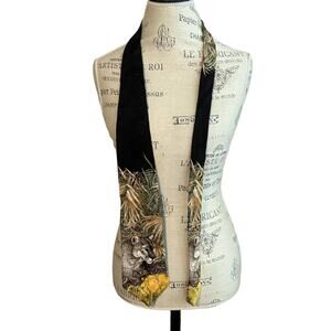 Endangered species florida panther men’s silk tie unique gift Everglades rare